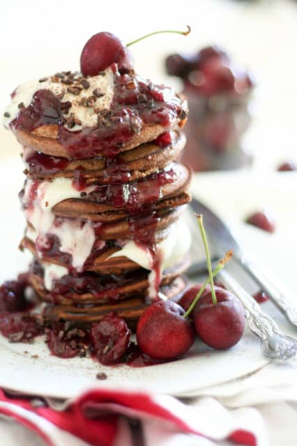Black Forest Pancakes | by Sonia! The Healthy Foodie