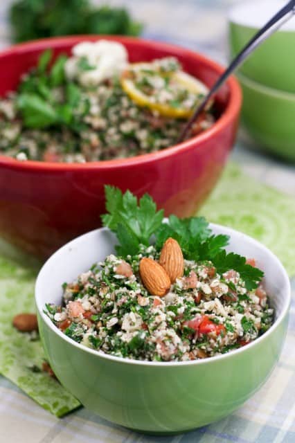 Grain Free Cauliflower Tabouleh | by Sonia! The Healthy Foodie