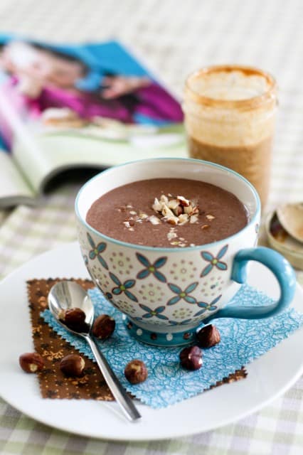 Chocolate Hazelnut Smoothie | by Sonia! The Healthy Foodie