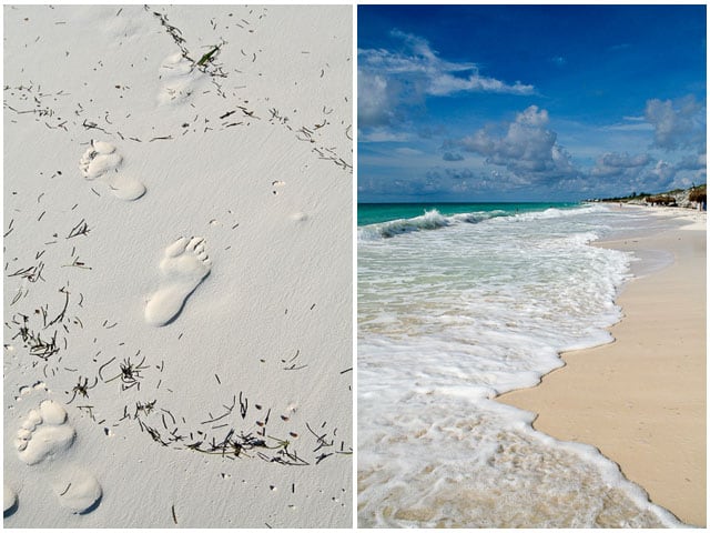 Footsteps in the sand