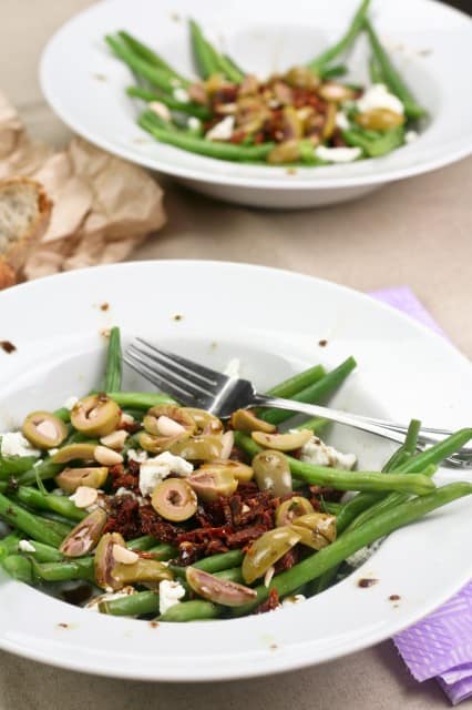 Green Beans Green Olives and Sundried Tomato Salad | by Sonia! The Healthy Foodie