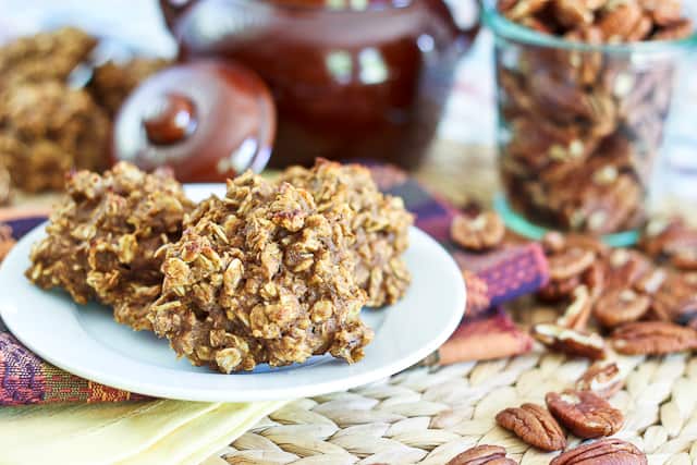 Completely Sugar Free / High Protein Pumpkin Oatmeal Cookies | by Sonia! The Healthy Foodie