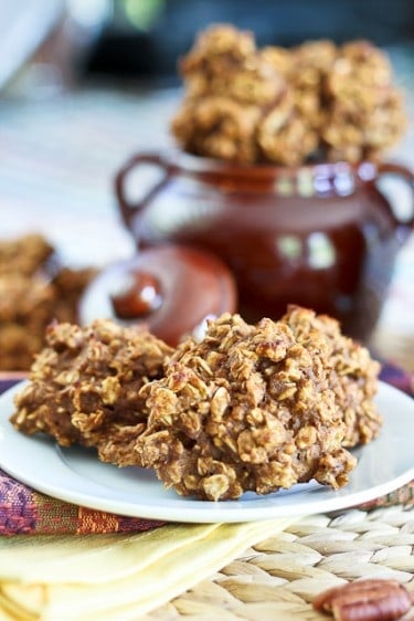 Completely Sugar Free / High Protein Pumpkin Oatmeal Cookies | by Sonia! The Healthy Foodie