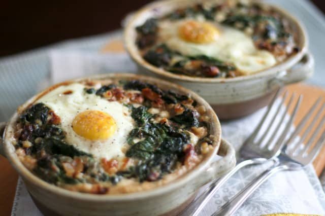 Spinach and Buckwheat Egg Bake | by Sonia! The Healthy Foodie