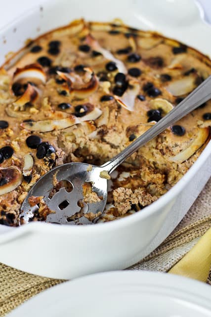 Banana Carob Baked Oatmeal | by Sonia! The Healthy Foodie