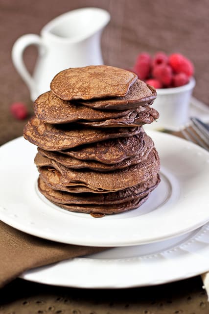 Best Darn Chocolate Pancakes Ever | by Sonia! The Healthy Foodie