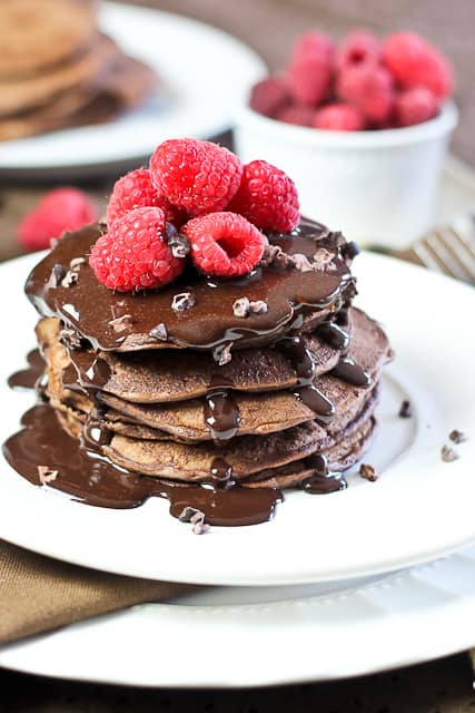 Best Darn Chocolate Pancakes Ever | by Sonia! The Healthy Foodie