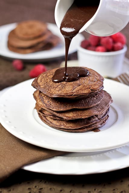 Best Darn Chocolate Pancakes Ever | by Sonia! The Healthy Foodie