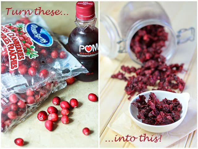 dried cranberries recipe