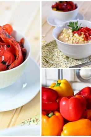 Roasted Bell Pepper and Raw Corn Chowder | by Sonia! The Healthy Foodie