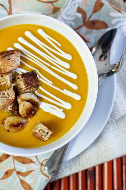 Roasted Squash and Bell Pepper Potage | by Sonia! The Healthy Foodie