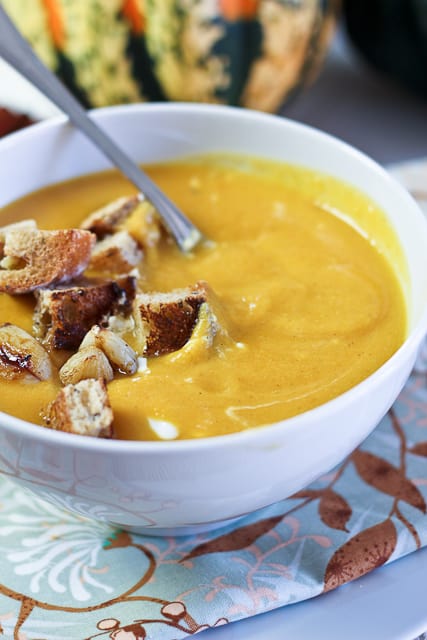 Roasted Squash and Bell Pepper Potage | by Sonia! The Healthy Foodie