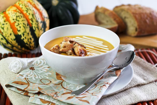 Roasted Squash and Bell Pepper Potage | by Sonia! The Healthy Foodie