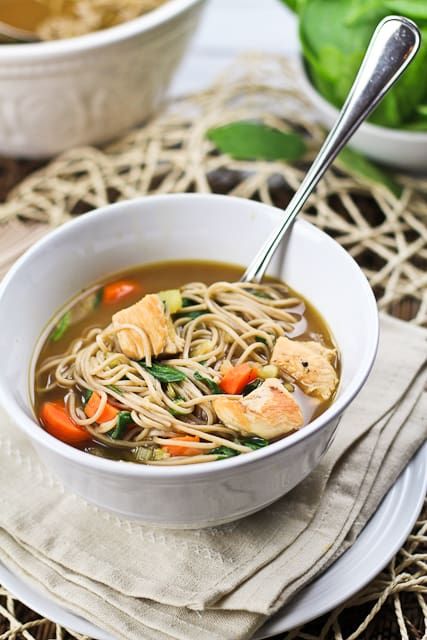 Turkey Soba Noodle Soup | by Sonia! The Healthy Foodie