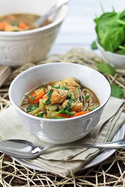 Turkey Soba Noodle Soup | by Sonia! The Healthy Foodie