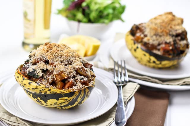 Turkey Stuffed Carnival Squash | by Sonia! The Healthy Foodie