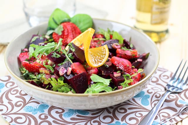 Beet Strawberry and Orange Salad | by Sonia! The Healthy Foodie