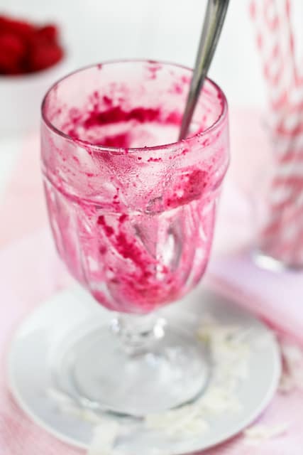 Beet and Raspberry Soft Serve | by Sonia! The Healthy Foodie