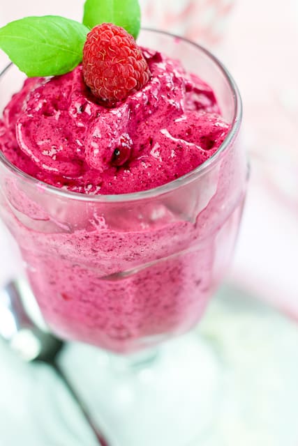 Beet and Raspberry Soft Serve | by Sonia! The Healthy Foodie