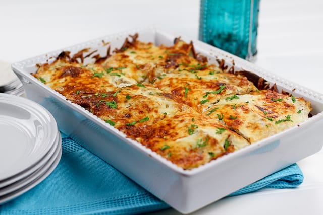 Cheesy Chicken and Artichoke Lasagna | by Sonia! The Healthy Foodie