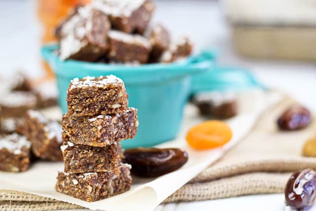 Chewy Vanilla Spice Fruit Squares | by Sonia! The Healthy Foodie