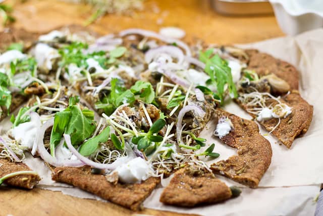 Smoked Herring and Yogurt Pizza | by Sonia! The Healthy Foodie