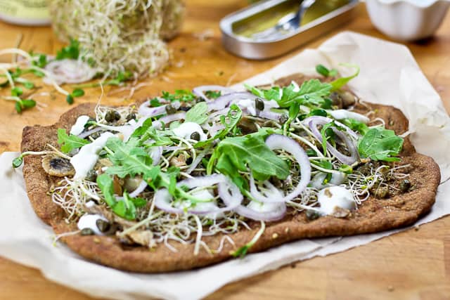 Smoked Herring and Yogurt Pizza | by Sonia! The Healthy Foodie