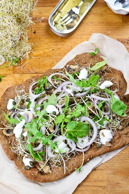 Smoked Herring and Yogurt Pizza | by Sonia! The Healthy Foodie