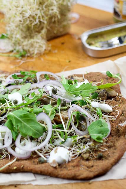 Smoked Herring and Yogurt Pizza | by Sonia! The Healthy Foodie