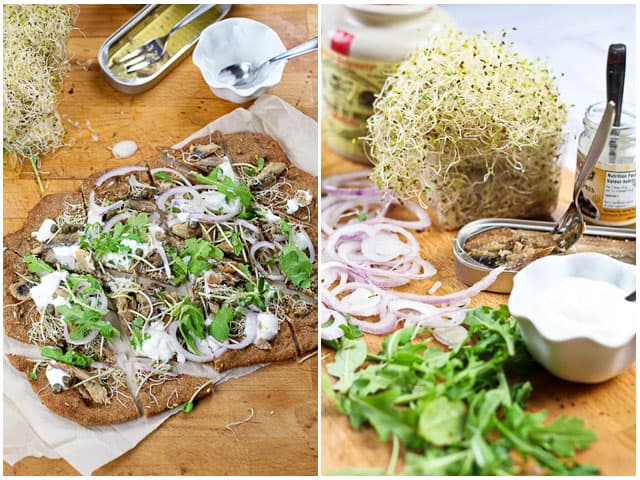 Smoked Herring and Yogurt Pizza | by Sonia! The Healthy Foodie