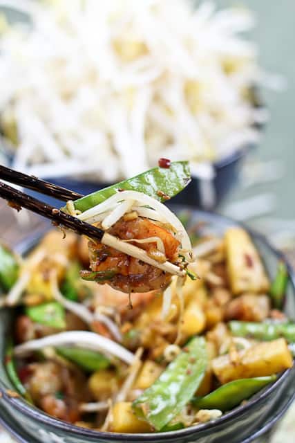 Quick and Easy Pineapple Shrimp Stirfry | by Sonia! The Healthy Foodie