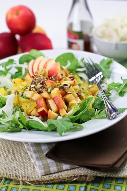 Spaghetti Squash Fennel and Warm Apple Salad | by Sonia! The Healthy Foodie