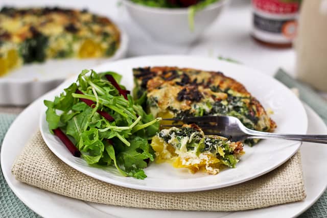 Squash and Rapini Frittata | by Sonia! The Healthy Foodie