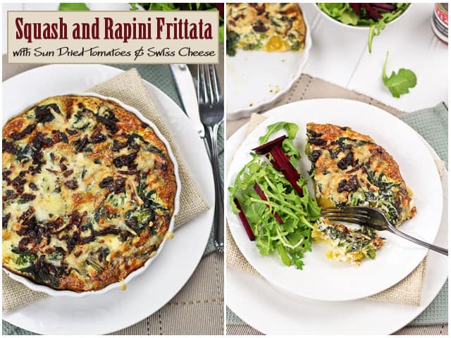 Squash and Rapini Frittata | by Sonia! The Healthy Foodie