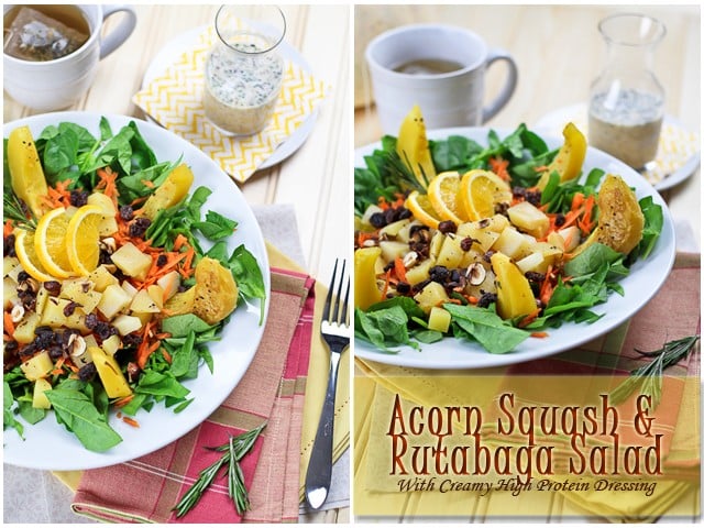 Acorn Squash and Rutabaga Salad | by Sonia! The Healthy Foodie