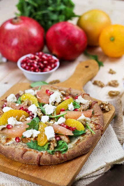 Citrus Chicken and Goat Cheese Pizza | by Sonia! The Healthy Foodie