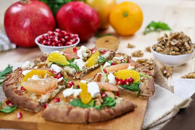 Citrus Chicken and Goat Cheese Pizza | by Sonia! The Healthy Foodie