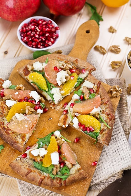 Citrus Chicken and Goat Cheese Pizza | by Sonia! The Healthy Foodie