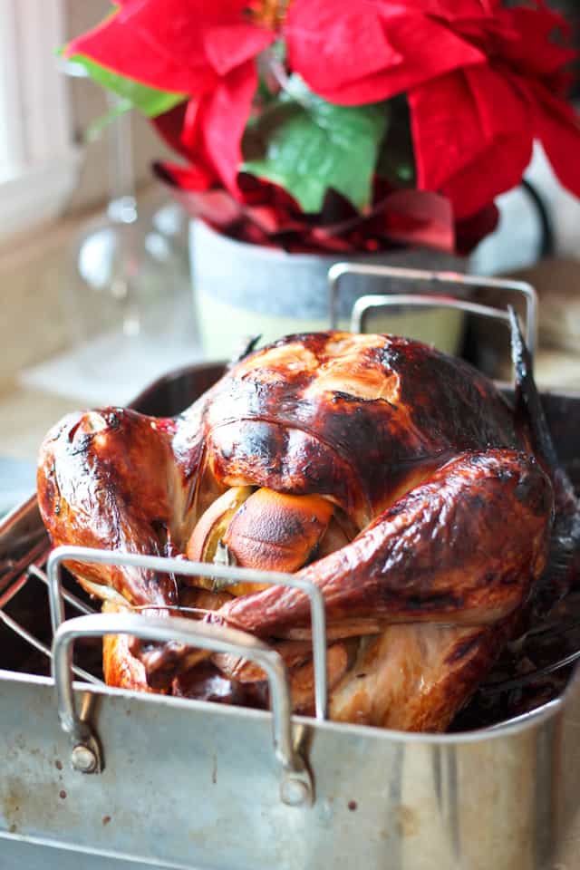 Roasted Turkey in Light Orange Apple Brine by Sonia|! The Healthy Foodie