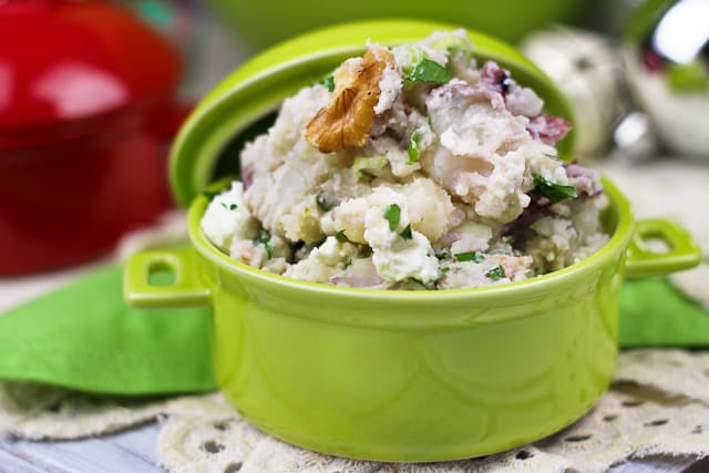 Warm Smashed Potato Salad | by Sonia! The Healthy Foodie