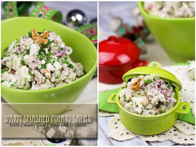 Warm Smashed Potato Salad | by Sonia! The Healthy Foodie