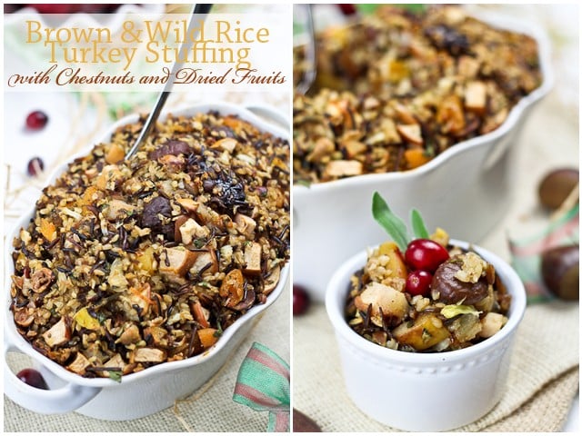 Brown and Wild Rice Turkey Stuffing | by Sonia! The Healthy Foodie