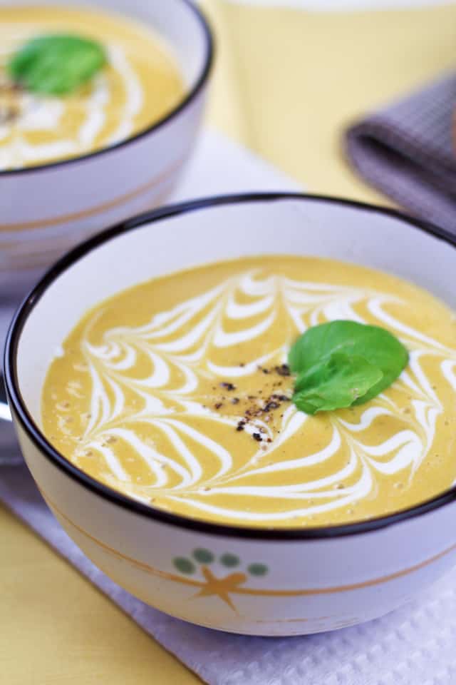 Creamy Butternut Squash and Anjou Pear Soup | by Sonia! The Healthy Foodie