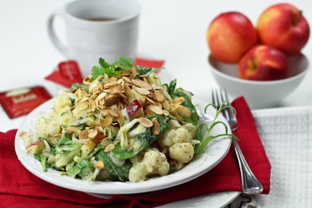 Cauliflower Endive and Apple Protein Bomb Salad | by Sonia! The Healthy Foodie