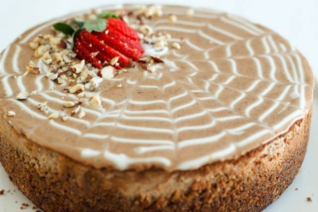 Decadently Healthy Chestnut and Hazelnut Cheesecake | by Sonia! The Healthy Foodie