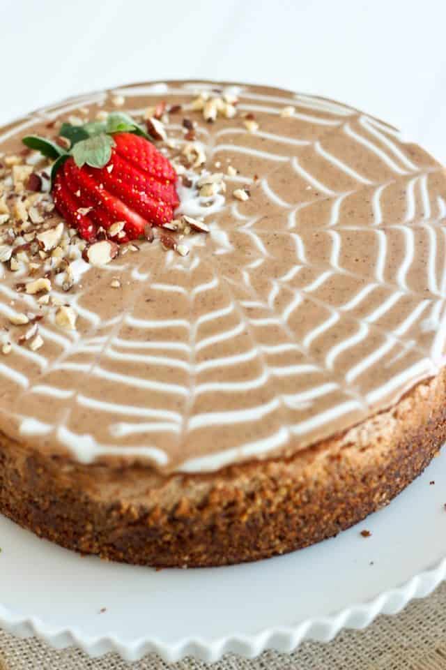 Decadently Healthy Chestnut and Hazelnut Cheesecake | by Sonia! The Healthy Foodie