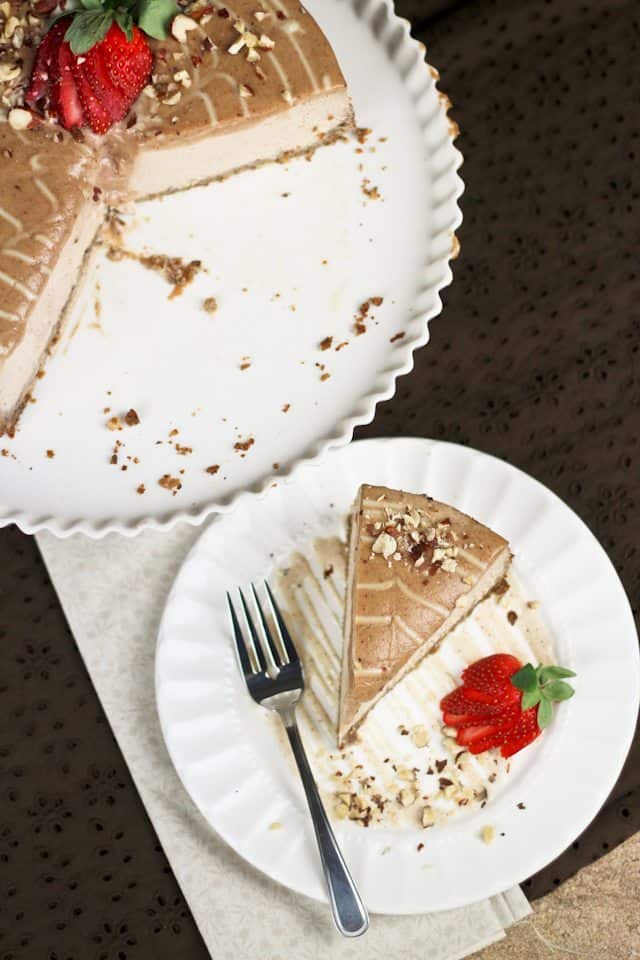 Decadently Healthy Chestnut and Hazelnut Cheesecake | by Sonia! The Healthy Foodie