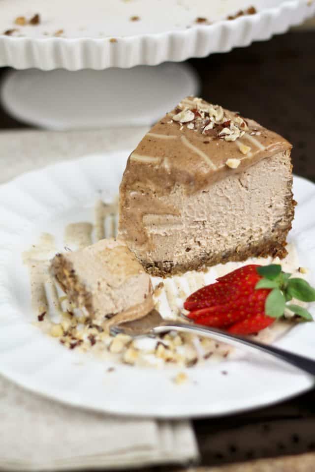 Decadently Healthy Chestnut and Hazelnut Cheesecake | by Sonia! The Healthy Foodie