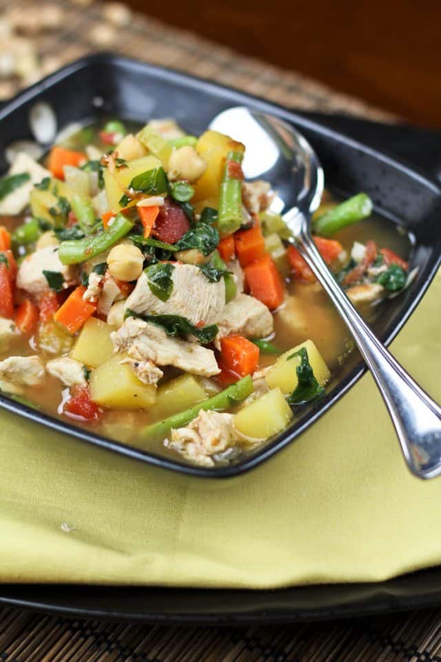 Bone Warming Chicken Vegetable Soup | by Sonia! The Healthy Foodie