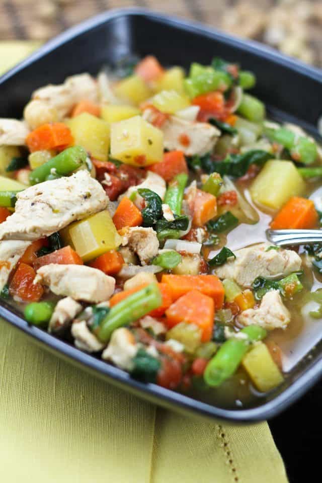 Bone Warming Chicken Vegetable Soup | by Sonia! The Healthy Foodie